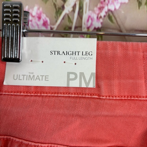 NEW Soft Surroundings Women's pull on Orange Jeans - Picture 9 of 11